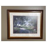 Southern Estate Framed Print RC Carter Framed