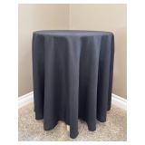 Round Accent Table With Cover