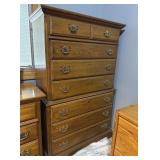 Oak Chest Tall Dresser