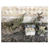 Aquarium Pirate Fish Tank Sculptures Trio