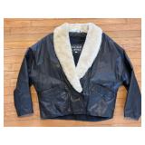 Leather & Shearling Womenï¿½s Collar Jacket Limited