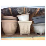 Planter Pots Garden Containers Plastic