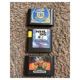 Sega Genesis Game Cartridges Lot