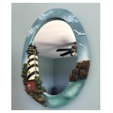 Lighthouse Wall Mirror Oval