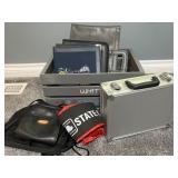 Crate w/ Hardcover Notebooks, Hard Case & Totes