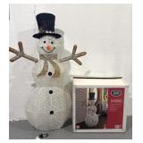 Pre-Lit 4 ft. Snowman Holiday Decoration