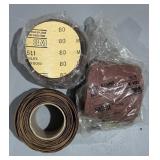 3M Stikit 80 Grit Sandpaper Disc 100 Ct. Rolls (3)