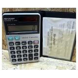 Sharp Metric Elsi Mate EL-2446 Calculator