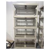 Plastic Storage Shelving Unit