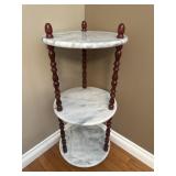Marble Tiered Round Display Stand