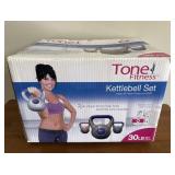 Tone Fitness Kettlebell Set 30 Lb