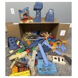 Box Of Toy Train Tracks Parts Thomas & Others