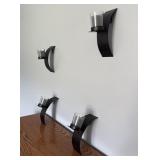 Wall Candle Sconce Holders Set