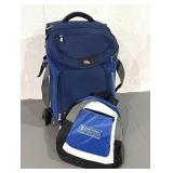 Blue Travel Set High Sierra Rolling Suitcase