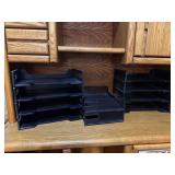 Office Desk Organizers Tray Lot
