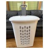Sterilite Wheeled Clothing Basket Hamper
