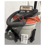 RIDGID 16 Gal. Wet Dry Vac 5.5 HP Shop Vacuum