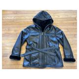 Wilsonï¿½s Leather Womenï¿½s Belted Jacket