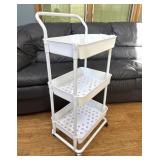 Rolling Craft Cart Utility Make-Up Bathroom