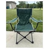 Green Folding Camp Chair With Bag