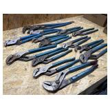 Channellock Tongue And Groove Pliers Lot