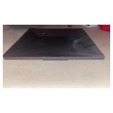 Matte Black Square Post Cap Light.