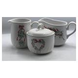 Corelle Coordinate 3 Pice Callaway Holiday Set.
