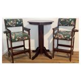 Spectator Chairs 44x20'  And Pedestal Table