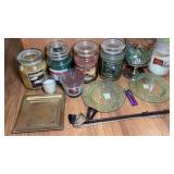 Assorted Candles w Snuffers & More