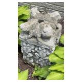 Concrete Frog Garden Statue 12x12x20"