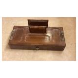 Wood Dresser Valet Tray Organizer