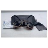Rio Ray Aviator Sunglasses w Case.