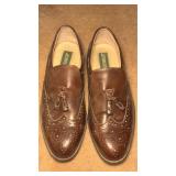 Travelers Leather Wrapped Shoes Sz 10 1/2
