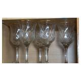 Set Of 5 Wine Glasses 3x7.5"