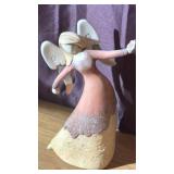 Ceramic Angle Figurine 2004UDC  7x14"