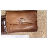Vintage Eyewear Hard Shell Brown Leather