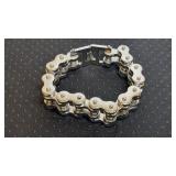 Stainless Steel Biker Bracelet