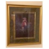 Vintage Ornate Framed Portrait Print