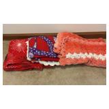 Assorted Blankets Knit & Fleece Lot of 3