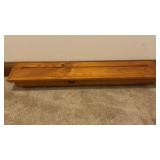 Wooden Picture / Plate Shelf 24x5x3"