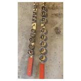 2 Metal Socket Rail Organizers w Sockets