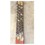 2 Metal Socket Rail Organizers w Sockets