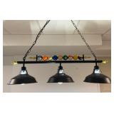 Billiard Lighting Ceiling Lamp with 3 Glass