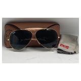Ray-Ban Shooter Aviator Sunglasses w Case.