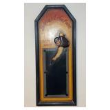 Vintage Billiard Saloon Wood Relief Sign 29x12'
