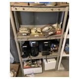 Four Shelved Gray Rack