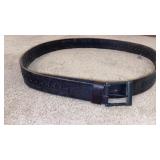 Dark Chocolate Brown Leather Jean Belt