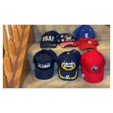 U.S. Air Force & Other Veteran Hats Lot of 6