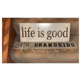 Wooden Hanging Home Decor 20x8" & 24x4"
