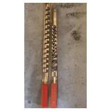 2 Metal Socket Rail Organizers